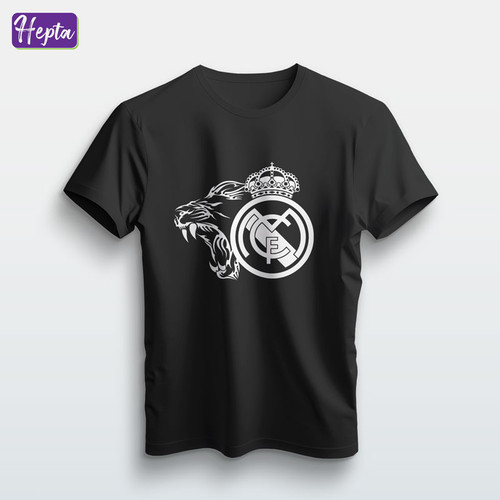 تیشرت مشکی لوگوی رئال