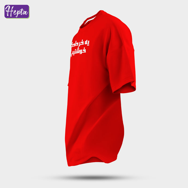 تیشرت قرمز خرداد