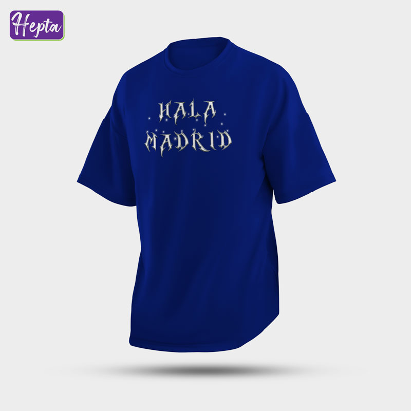 تیشرت آبی رئال