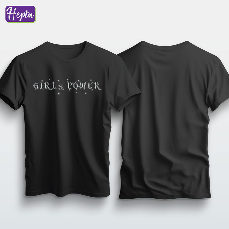 تیشرت مشکی GIRLS POWER