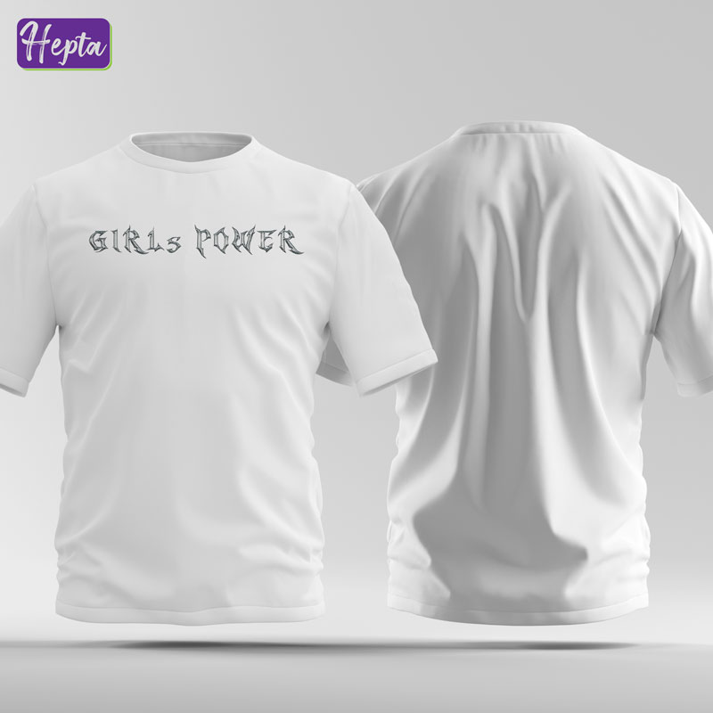 تیشرت سفید GIRLS POWER