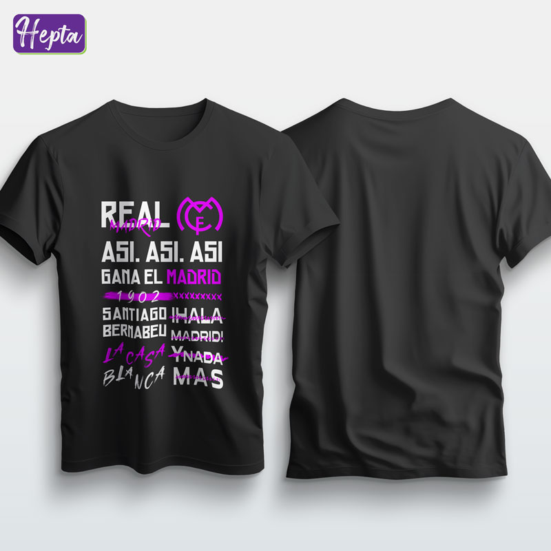 تیشرت مشکی رئال