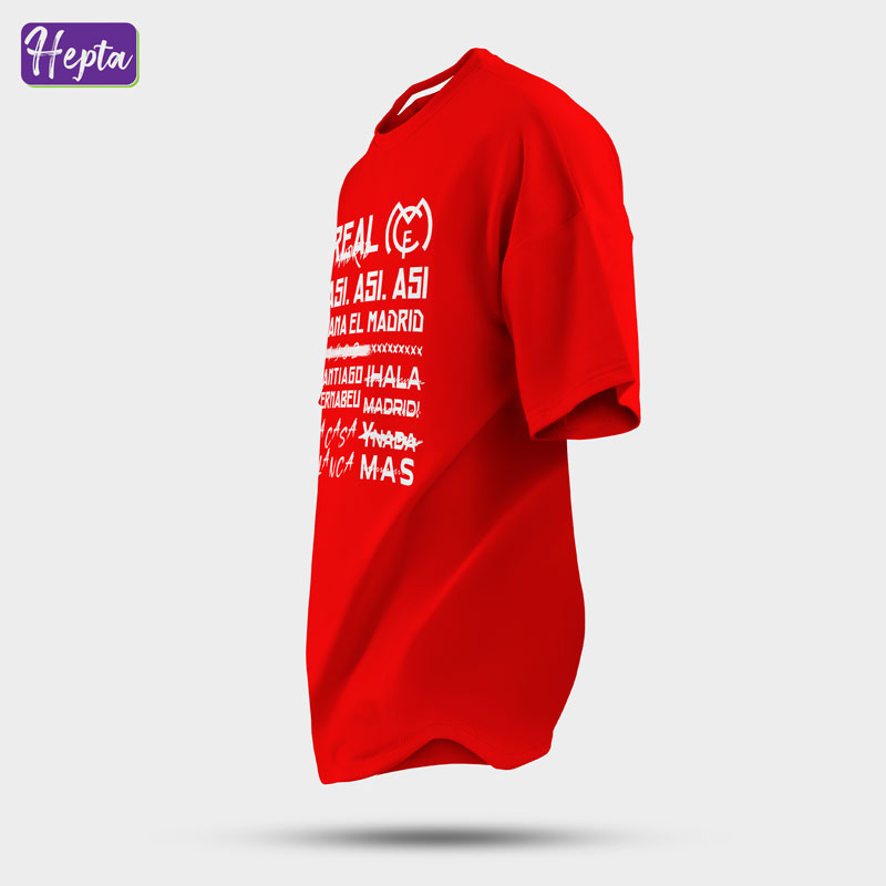 تیشرت قرمز رئال