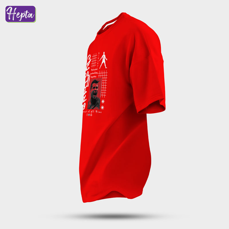تیشرت قرمز رونالدو