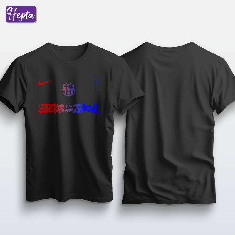 تیشرت مشکی بارسا