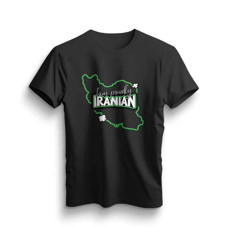 تیشرت مشکی افتخار ایرانی