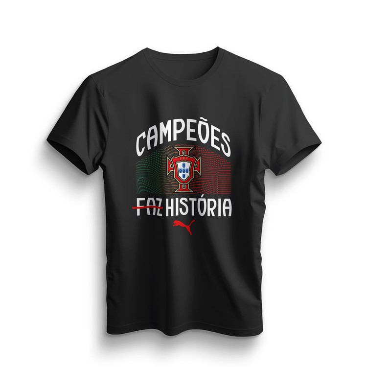 تیشرت مشکی پرتغال