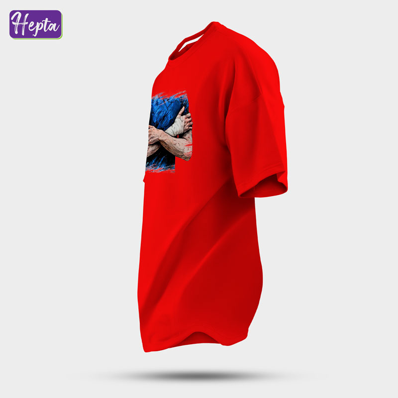 تیشرت قرمز پالمر