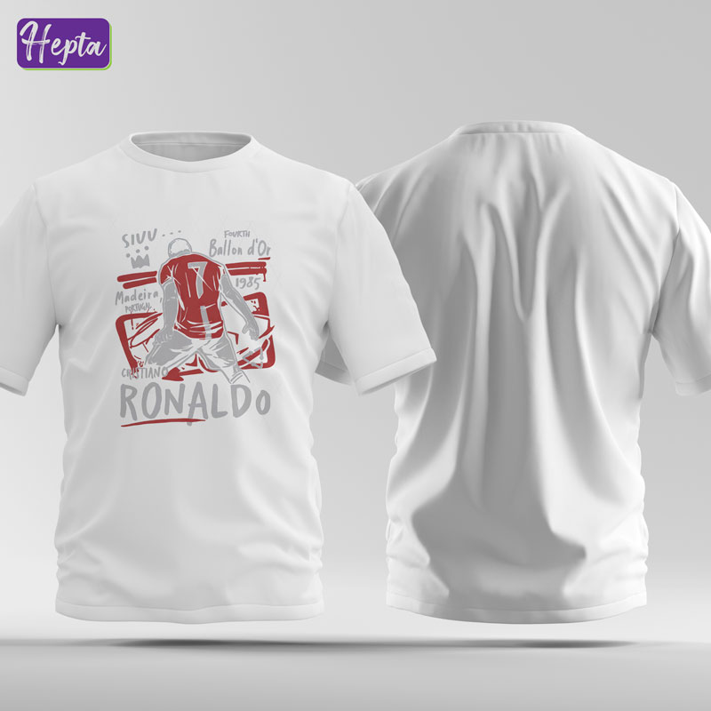 تیشرت سفید رونالدو