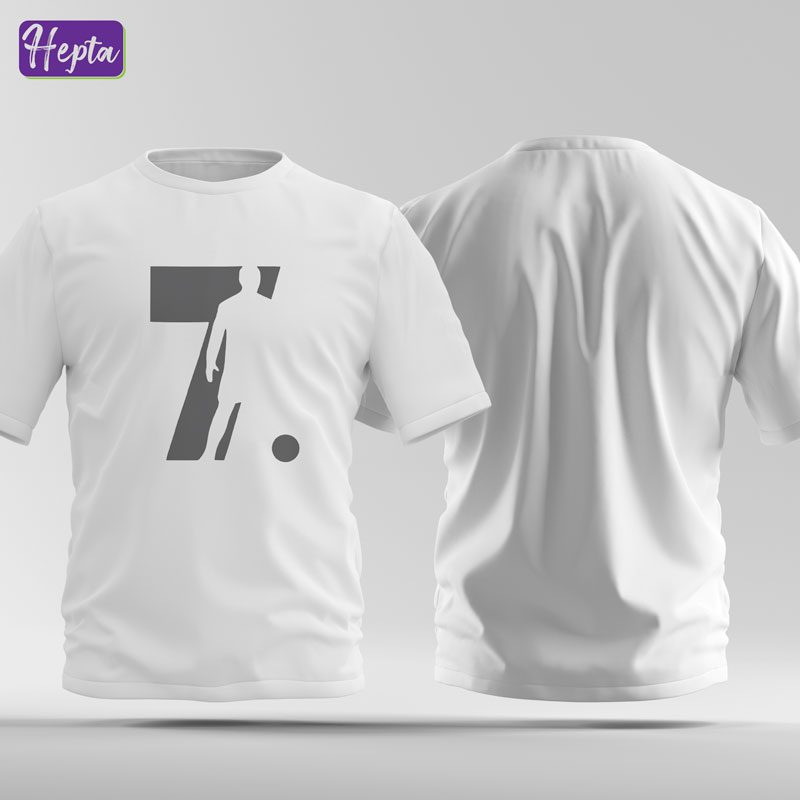 تیشرت سفید رونالدو