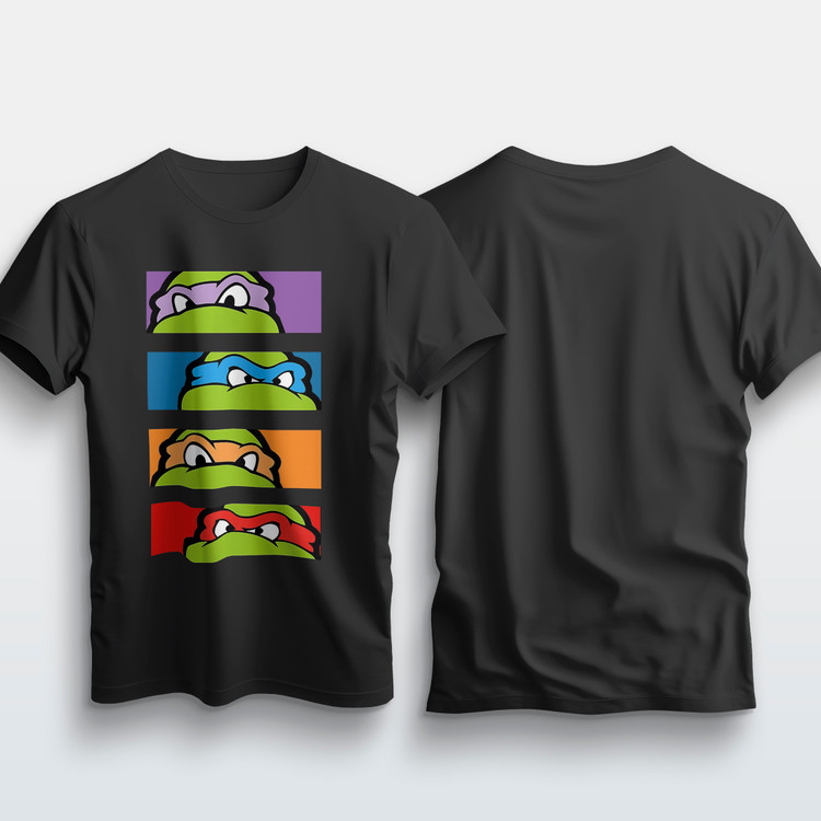 تیشرت مشکی لاکپشت های نینجا